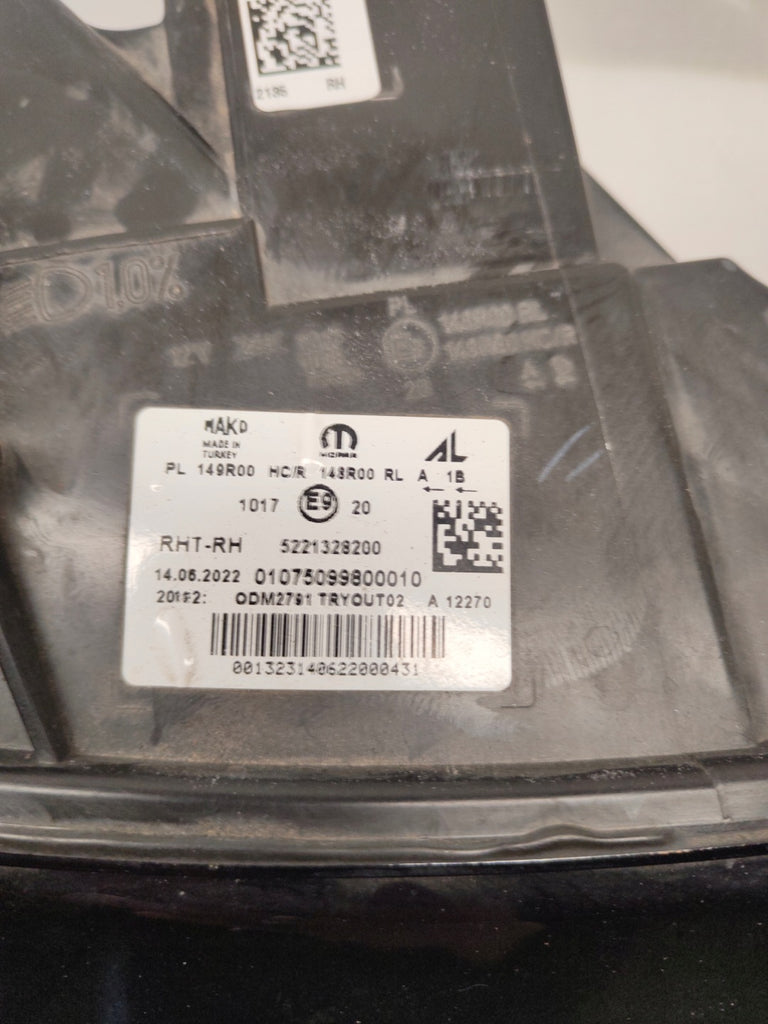 Frontscheinwerfer Fiat Tipo 5221328200 Full LED Rechts Scheinwerfer Headlight SCH3432701913xm