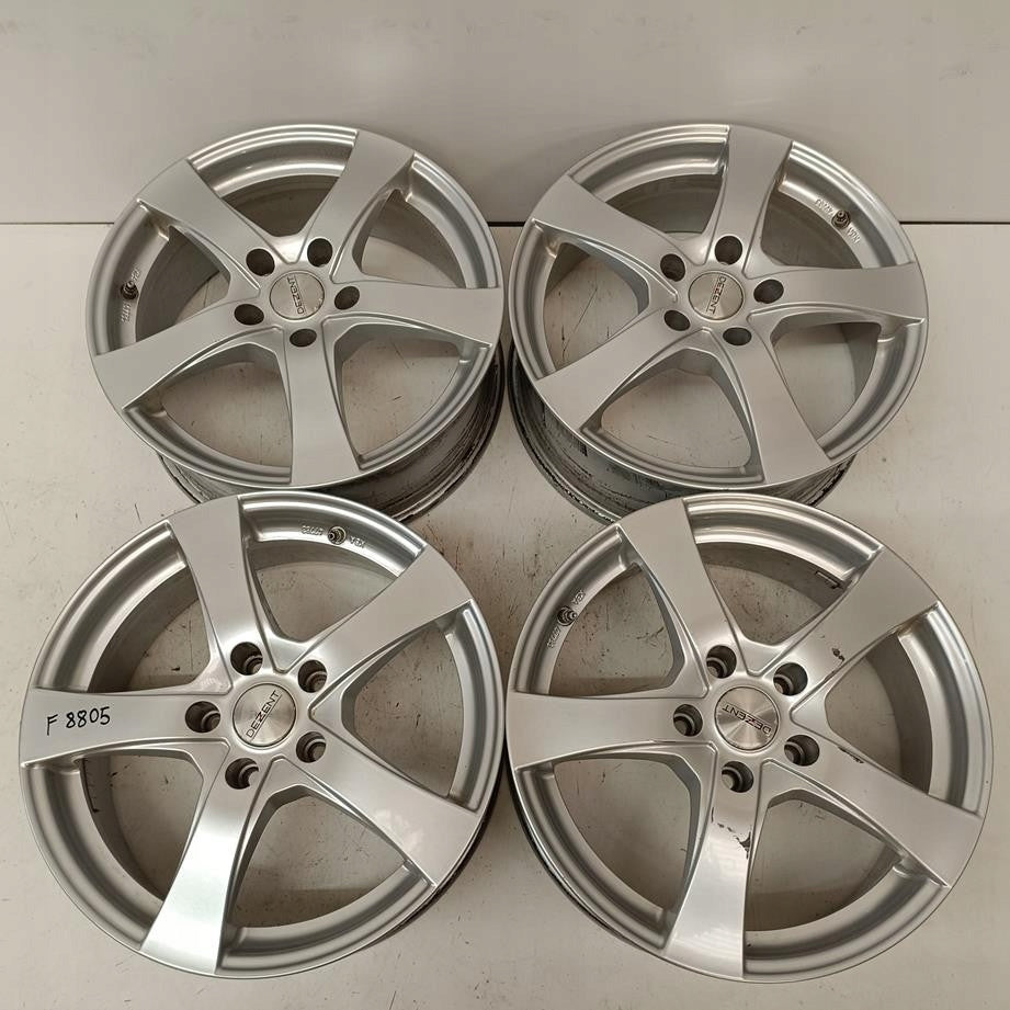 4x Alufelge 17 Zoll 7.0" 5x115 43ET Glanz Silber Opel Insignia Astra J Zafira C FEL5588176676ax