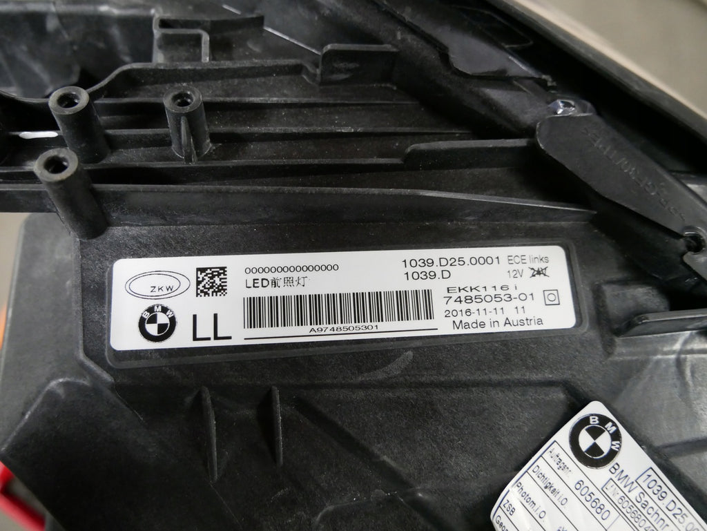 Frontscheinwerfer BMW 6 G32 7485053 LED Links Scheinwerfer Headlight