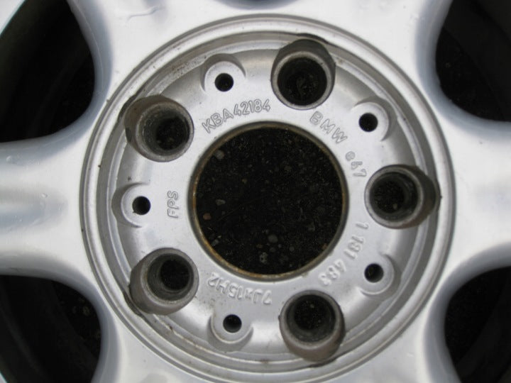 4x Alufelge 15 Zoll 7.0" 5x120 47ET KBA42184 BMW E36 Rim Wheel FEL9601361379mw