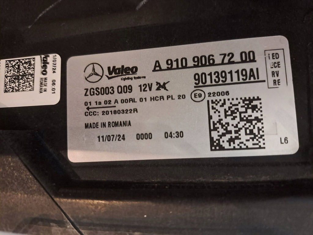 Frontscheinwerfer Mercedes-Benz Sprinter A9109067200 LED Rechts Headlight SCH5642438963ua