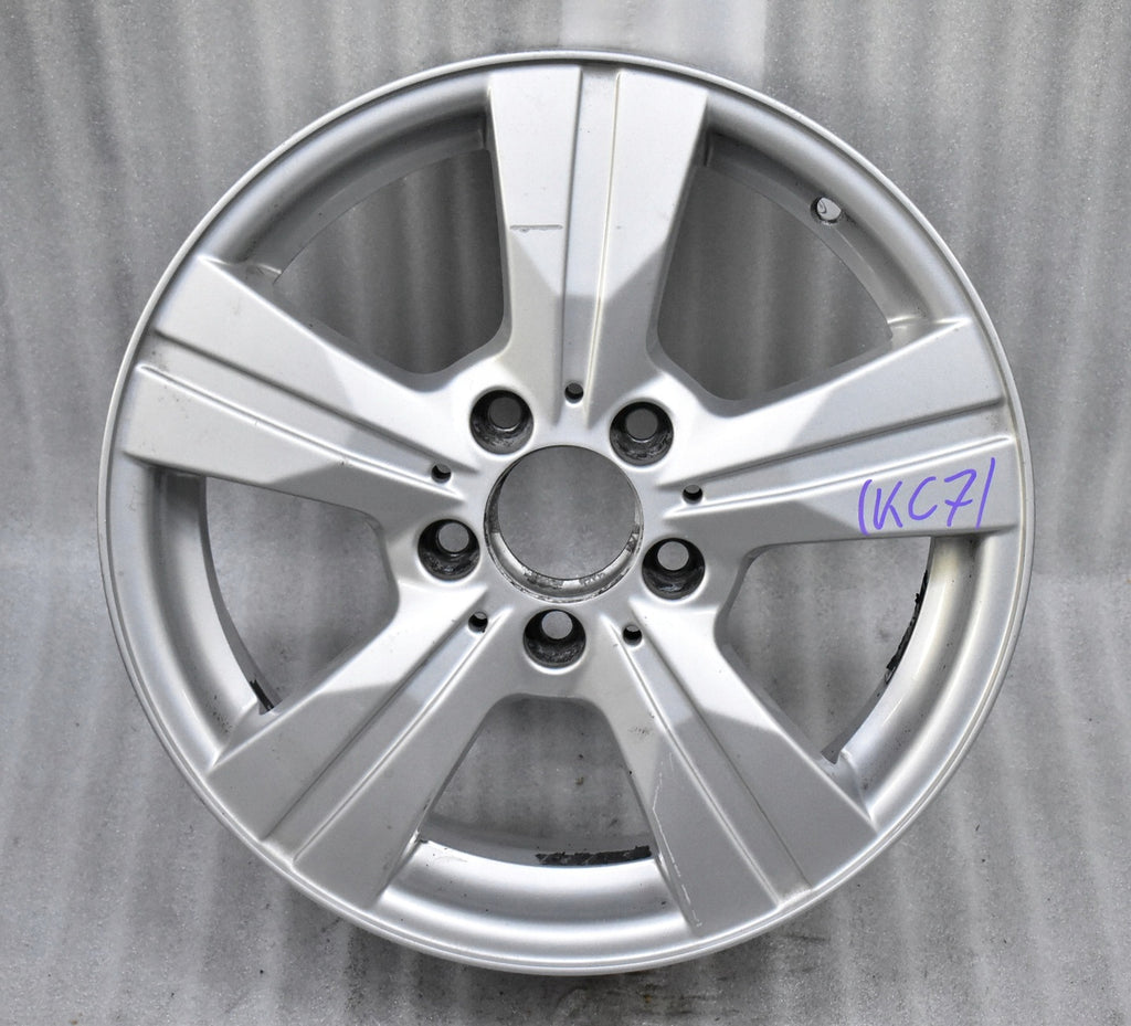 1x Alufelge 16 Zoll 6.0" 5x112 46ET Glanz Silber A1694012202 Mercedes-Benz W169