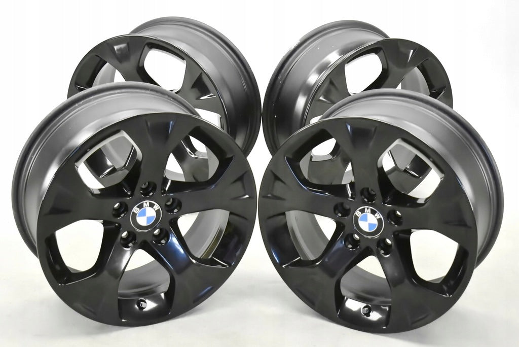 4x Alufelge 17 Zoll 7.5" 5x120 34ET Glanz Schwarz 6789140 BMW X1 E84 Rim Wheel FEL6268794685mu