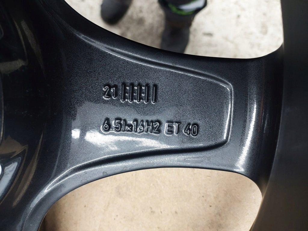 1x Alufelge 16 Zoll 6.5" 5x114.3 40ET KBA49613 Rim Wheel
