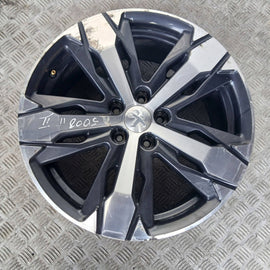 1x Alufelge 18 Zoll 5x108 49ET 9811635077 Peugeot 5008 Ii Rim Wheel FEL9661797106ur