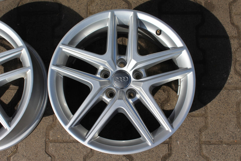 4x Alufelge 17 Zoll 6.5" 5x112 28ET Glanz Silber 8W9601025D Audi A4 Allroad B9 FEL4808650283gi