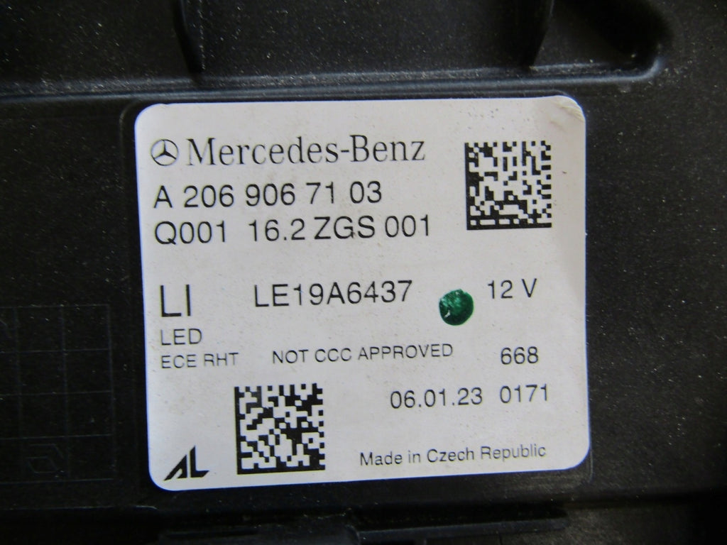 Frontscheinwerfer Mercedes-Benz W206 A2069067103 LED Links Headlight SCH4244572878xt