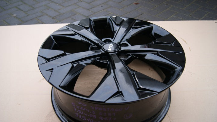 1x Alufelge 19 Zoll 7.5" 5x114.3 52910CJ3360 Kia Rim Wheel FEL9687444274pm