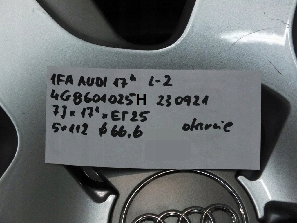 1x Alufelge 17 Zoll 7.0" 5x112 25ET 4G8601025H Audi Rim Wheel FEL6348685941pe