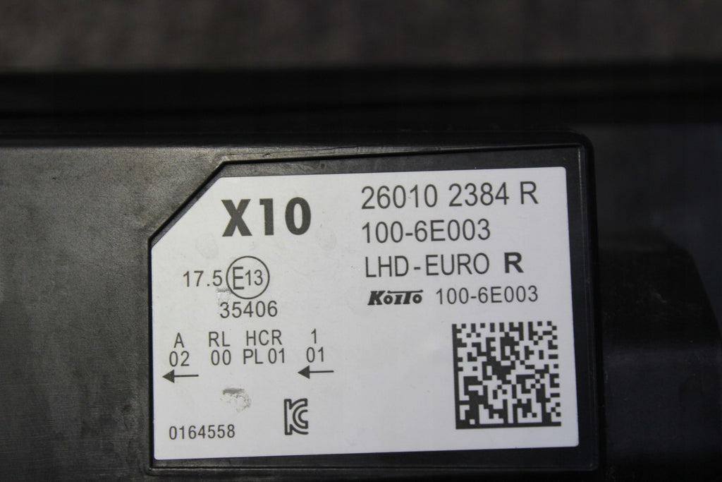 Frontscheinwerfer Renault Zoe 260102384R LED Rechts Scheinwerfer Headlight SCH8003718630yz