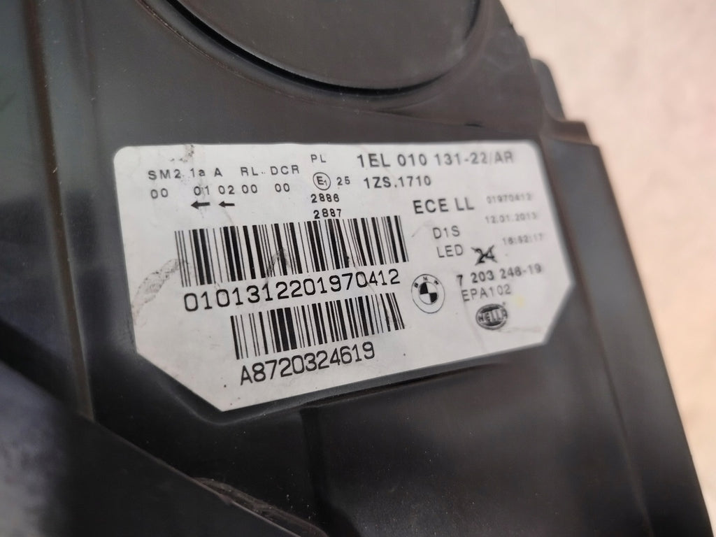 Frontscheinwerfer BMW F10 7203246 Xenon Rechts Scheinwerfer Headlight SCH8536497122hb