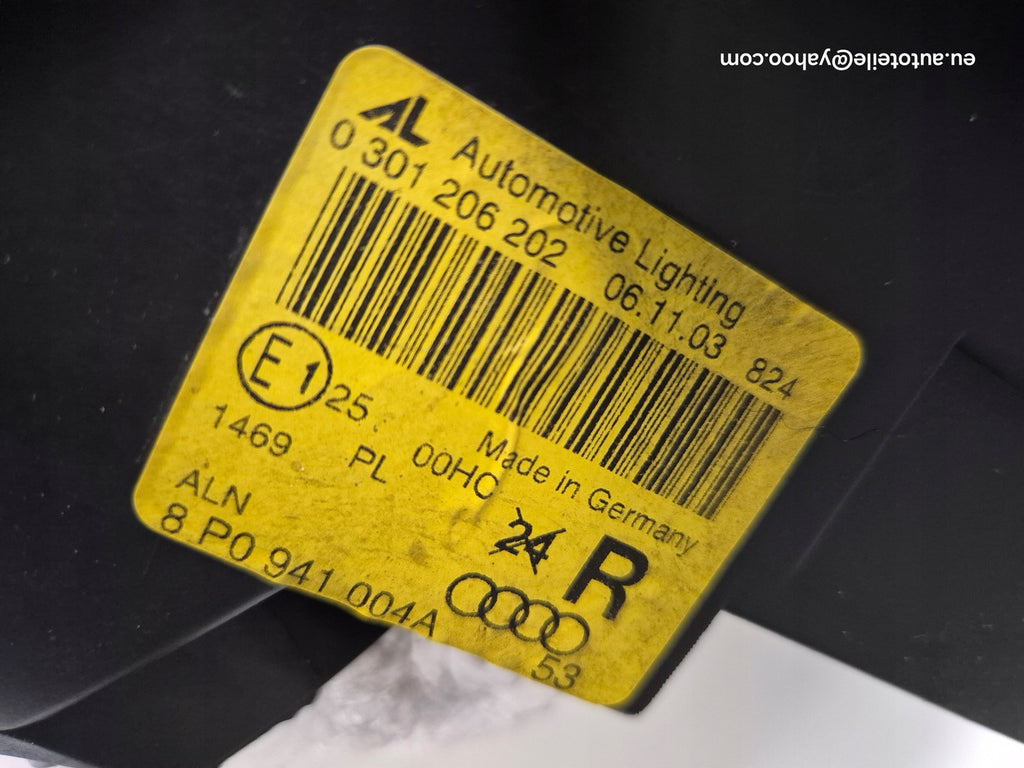 Frontscheinwerfer Audi A3 8P0941004A Rechts Scheinwerfer Headlight