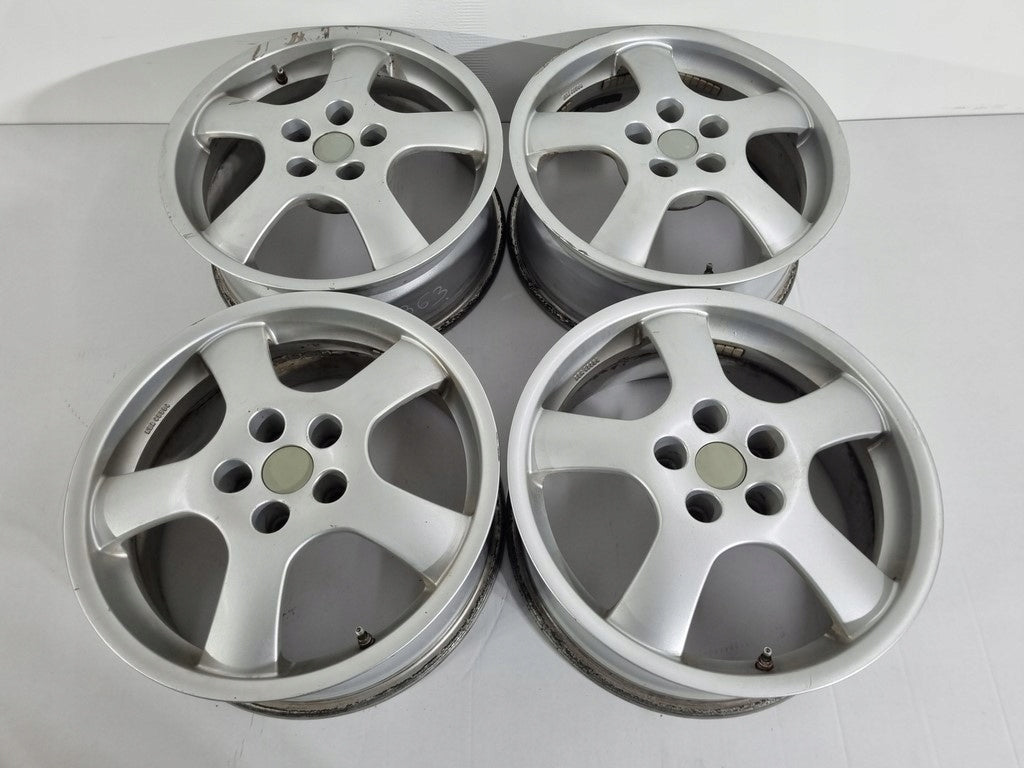 4x Alufelge 17 Zoll 7.0" 5x108 38ET Glanz Silber 03560520000 Citroën I Rim Wheel FEL2178516942ui
