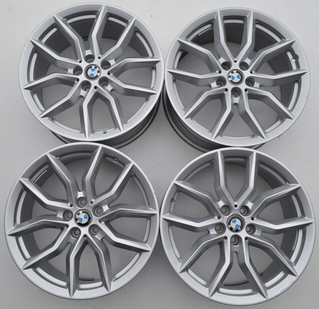 4x Alufelge 19 Zoll 9.0" 5x112 38ET Glanz Silber 6880685 BMW X5 G05 G06 FEL2008645860xv