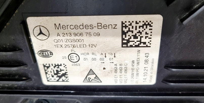 Frontscheinwerfer Mercedes-Benz 2139067509 Links Scheinwerfer Headlight SCH6992785443vp