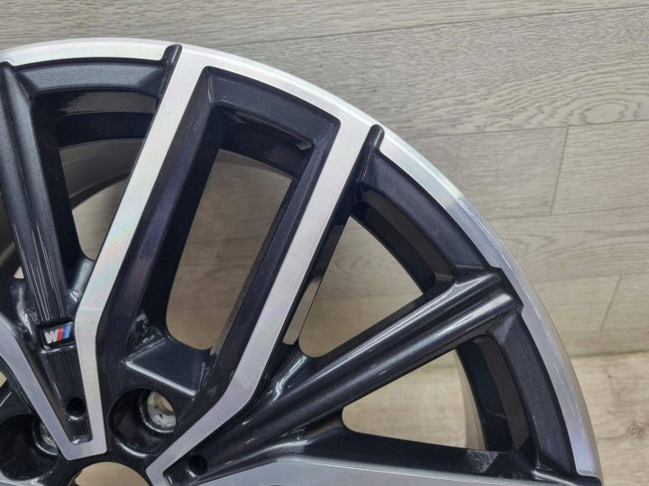 1x Alufelge 18 Zoll 7.5" 5x112 50ET Glanz Schwarz 6891179 BMW X1 Mg Rim Wheel FEL8998874938bu