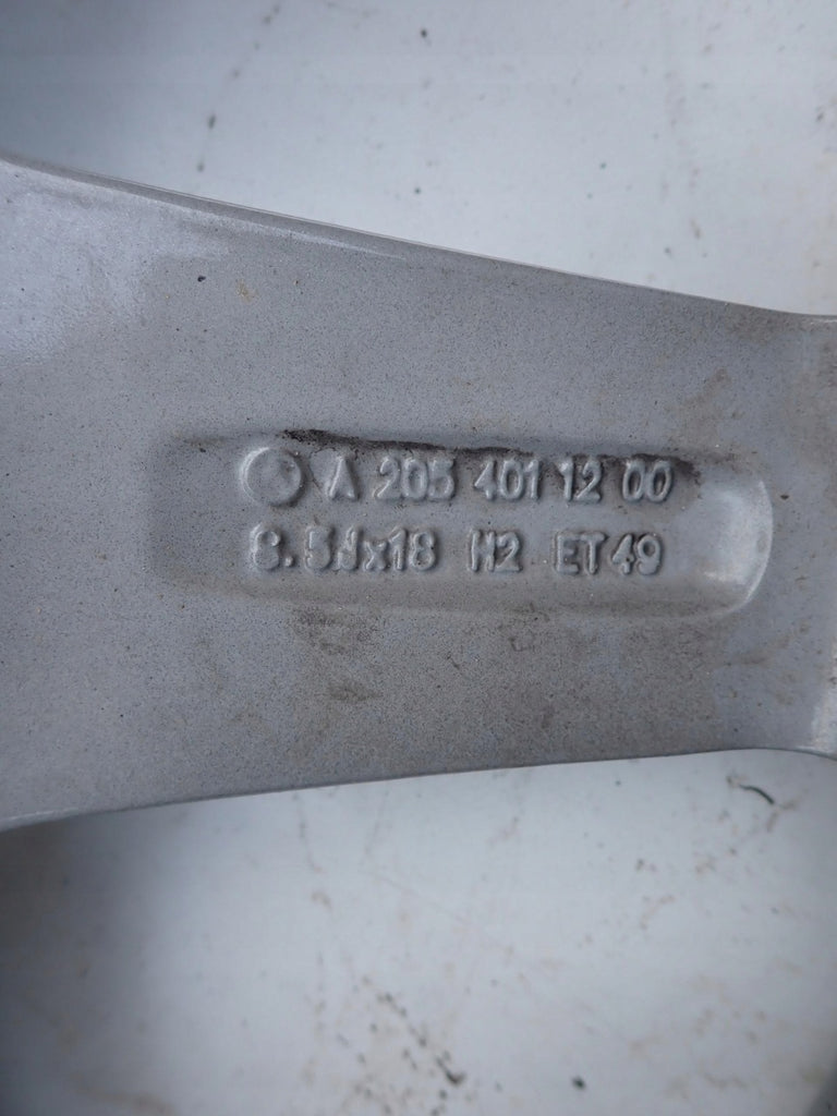 1x Alufelge 18 Zoll 8.5" 49ET A2054011200 Mercedes-Benz W205 Rim Wheel FEL8703412110el