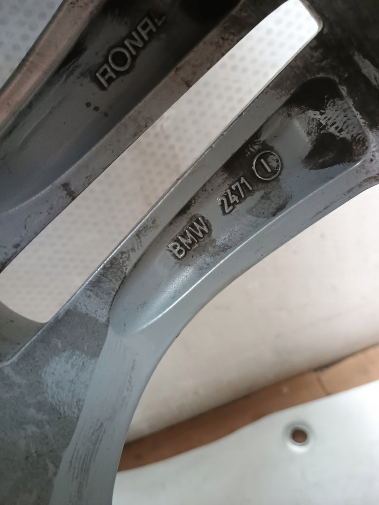 1x Alufelge 18 Zoll 9.0" 5x120 41ET Glanz Silber 7842637 BMW X1 E84 Rim Wheel FEL5583009560db