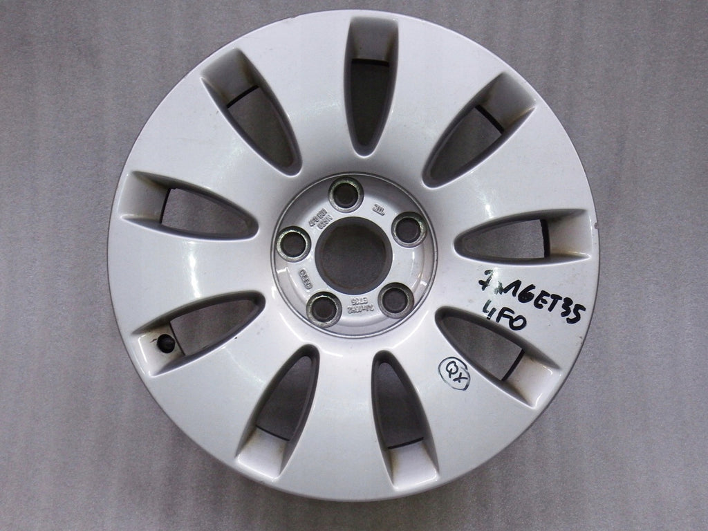 1x Alufelge 16 Zoll 7.0" 5x112 35ET Glanz Silber 4F0601025N Audi A6 C6 Rim Wheel