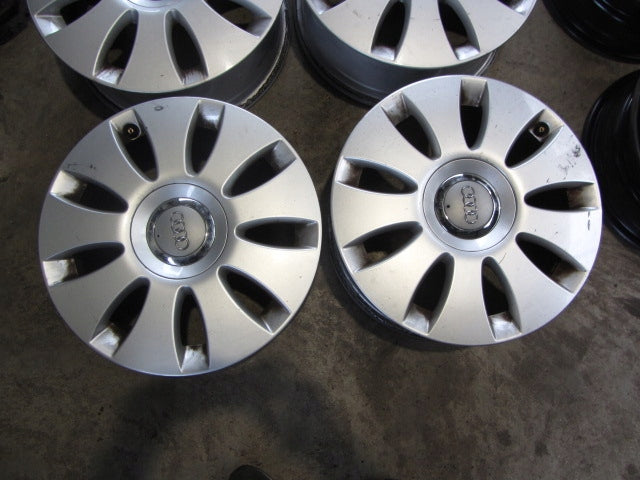 4x Alufelge 16 Zoll 6.5" 5x112 Audi Rim Wheel