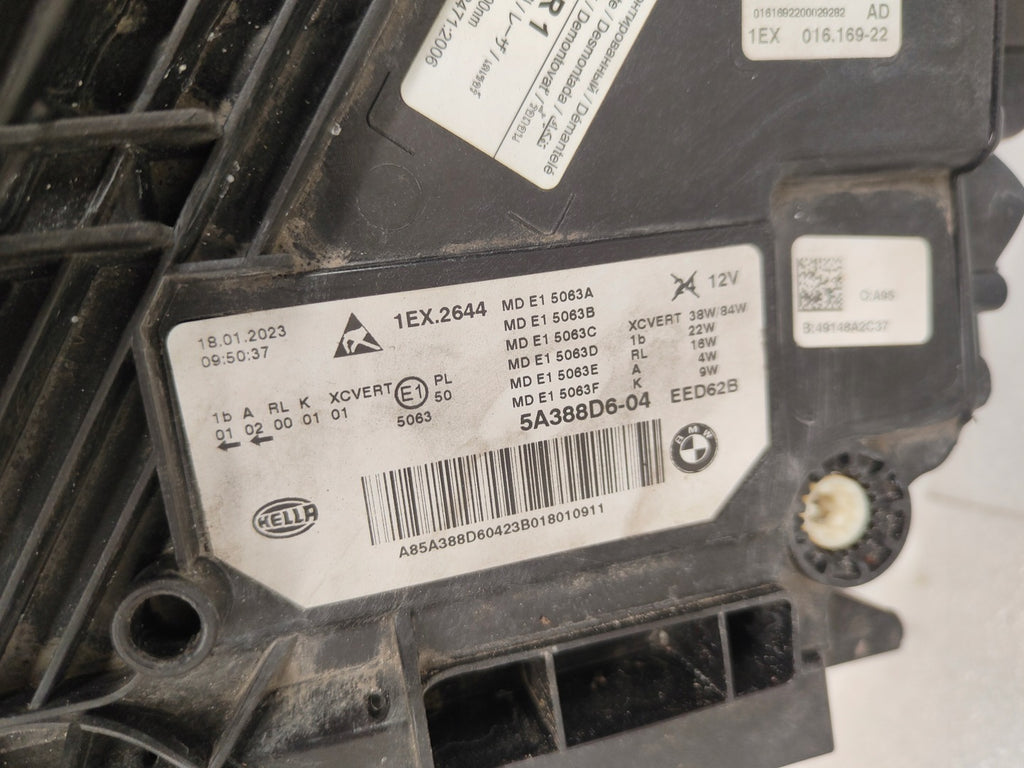 Frontscheinwerfer BMW 5 G30 5A388D6 Laser Rechts Scheinwerfer Headlight SCH7192474422ue