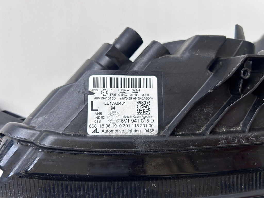 Frontscheinwerfer Skoda Fabia III 6V1941015D Links Scheinwerfer Headlight