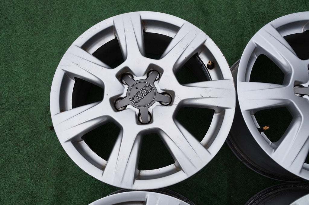 4x Alufelge 16 Zoll 7.5" 5x112 45ET Silber 8K0601025A Audi A4 B8 Rim Wheel FEL5739063551lr