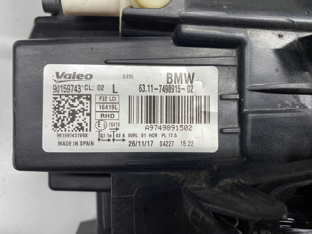 Frontscheinwerfer BMW 4 F36 F32 F33 7498915-02 LED Links Scheinwerfer Headlight SCH8553935492zz