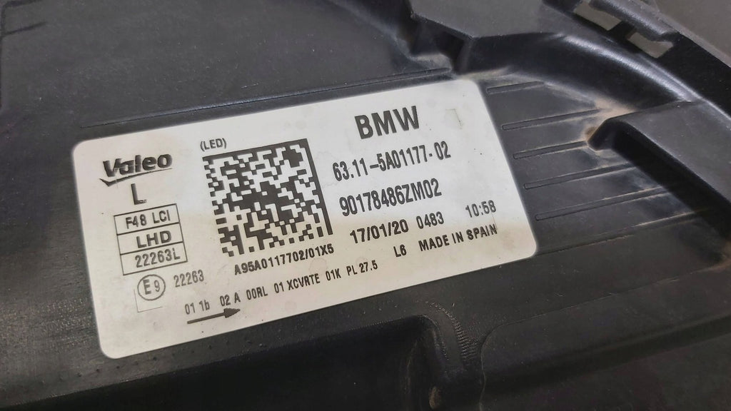 Frontscheinwerfer BMW X1 F48 5A01177-02 Links Scheinwerfer Headlight SCH9642773301dp