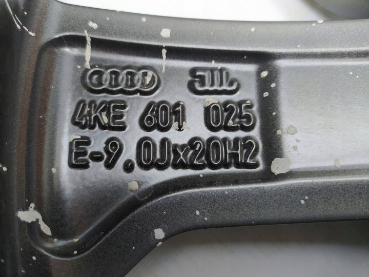 1x Alufelge 20 Zoll 9.0" 5x112 38ET Glanz Silber 4KE601025E Audi E-Tron Etron Mg FEL9102849234ey