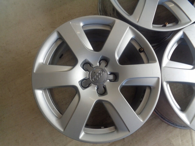 4x Alufelge 17 Zoll 7.5" 5x112 37ET Glanz Silber 4G0601025L Audi Rim Wheel