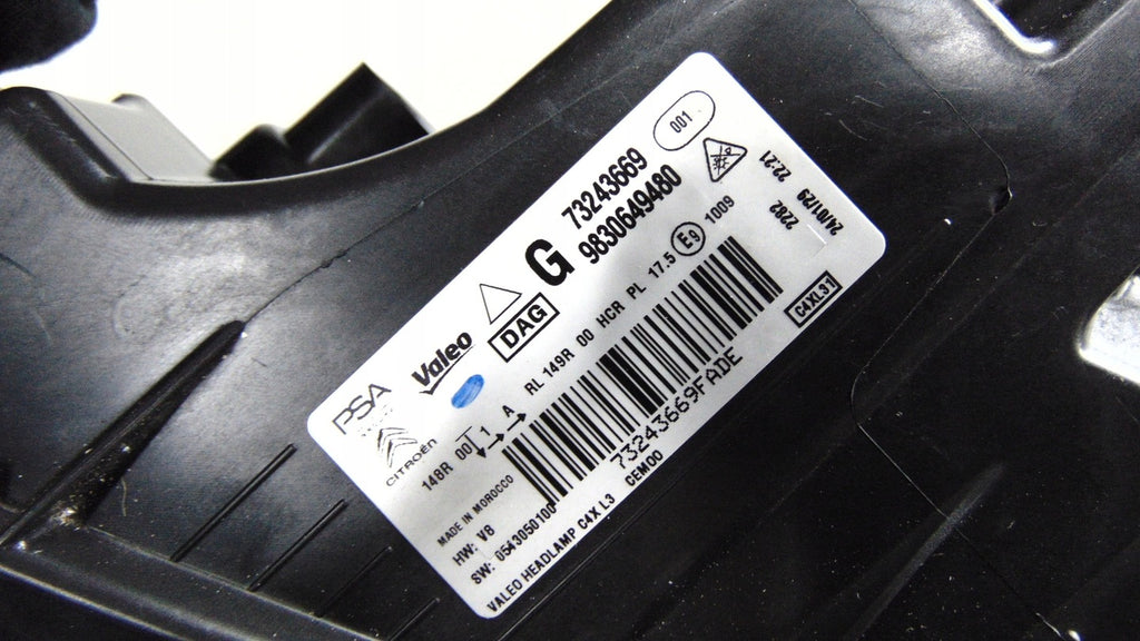 Frontscheinwerfer Citroën C4 III 9830649480 LED Links Scheinwerfer Headlight