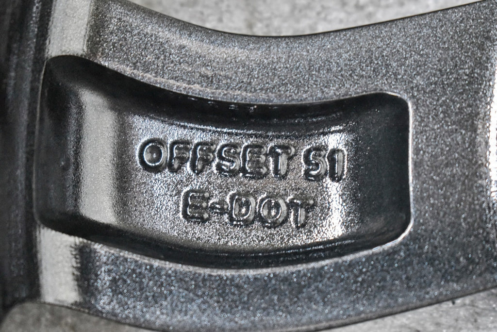 1x Alufelge 15 Zoll 6.0" 4x100 51ET Glanz Graphit 52910-G6350 Kia Picanto Mg