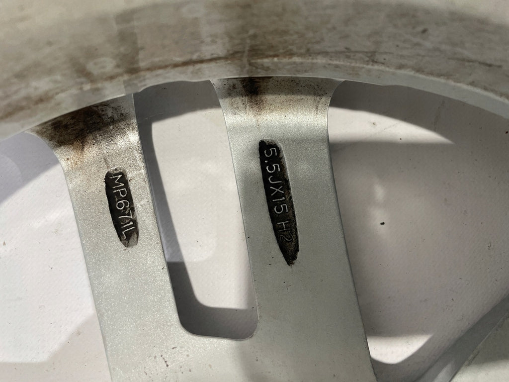 1x Alufelge 15 Zoll 5.5" 5x100 40ET Schwarz SE025515 Seat Ibiza Rim Wheel