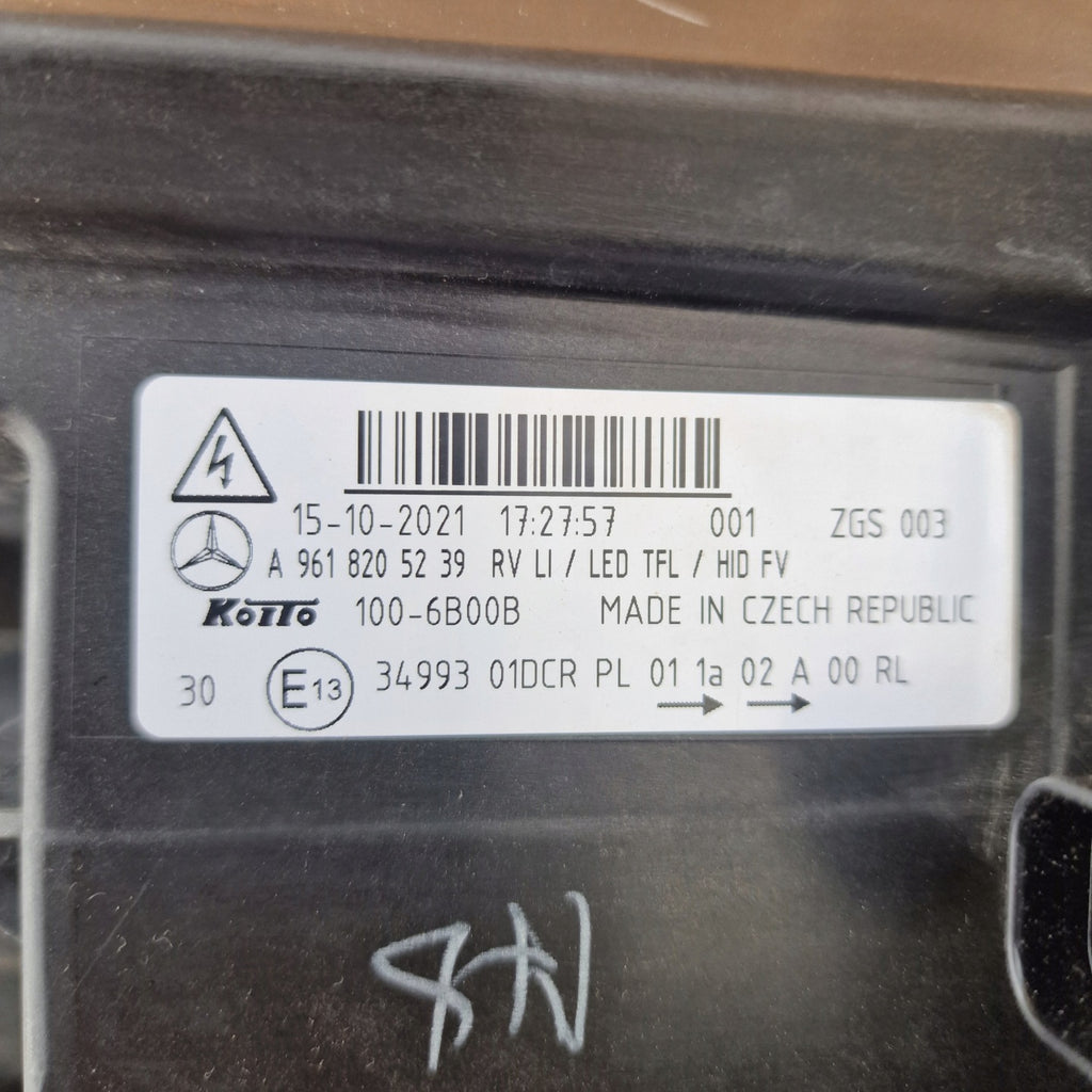 Frontscheinwerfer Mercedes-Benz A9618205239 K15052026 Links Headlight SCH9743009133vr