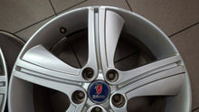 Laden Sie das Bild in den Galerie-Viewer, 4x Alufelge 17 Zoll 7.5" 5x110 49ET Glanz Silber 12780246 Saab 9-5 9-3 Rim Wheel FEL9322622129oy