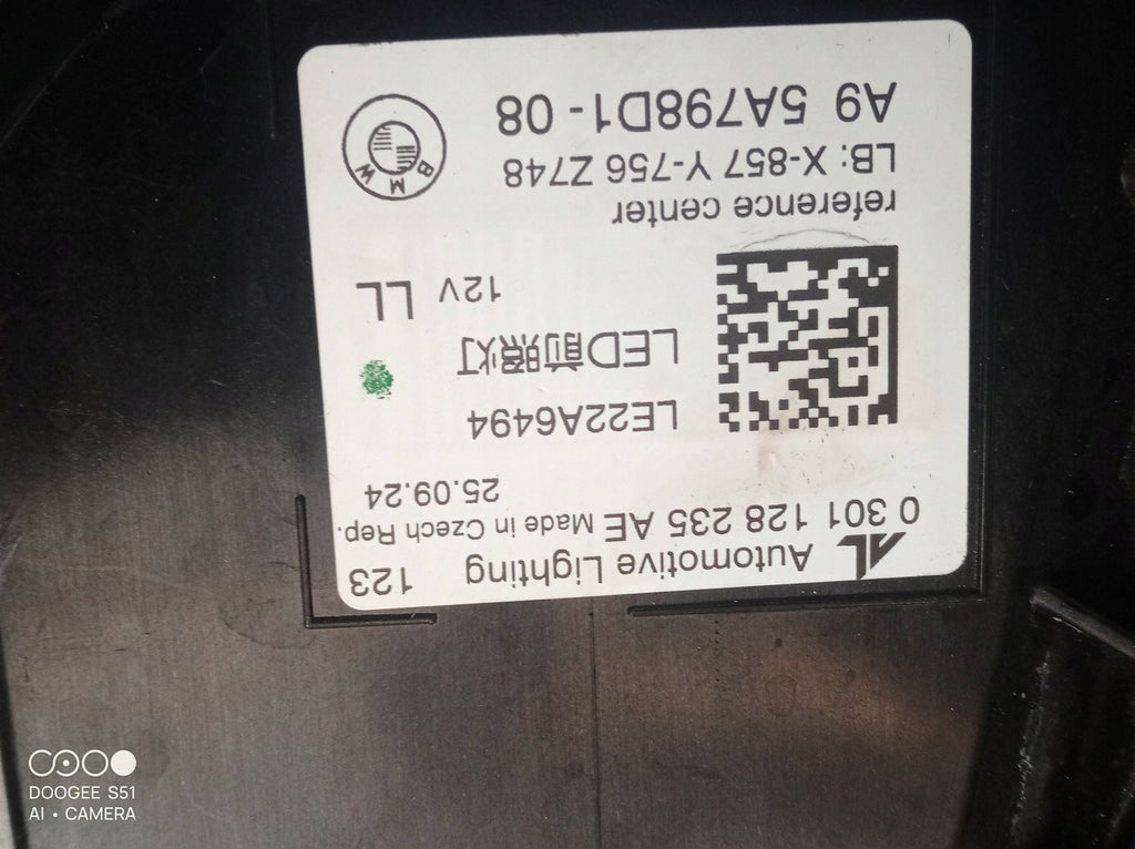 Frontscheinwerfer BMW 5 5A798D1-08 LED Links Scheinwerfer Headlight SCH9605134819pu