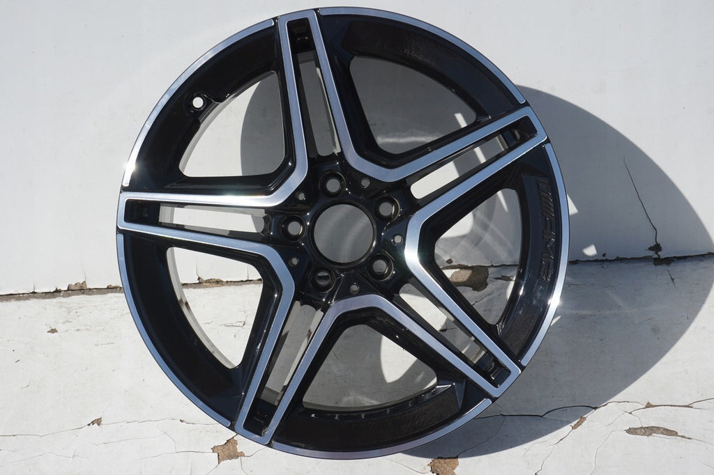 1x Alufelge 18 Zoll 7.5" 5x112 49ET Glanz Schwarz A1774011500 Mercedes-Benz FEL3265509159yd