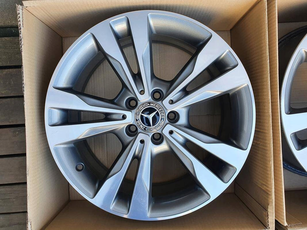 4x Alufelge 18 Zoll 7.5" 5x112 44ET Glanz Graphit A2054012802 Mercedes-Benz Mg FEL8147903143hd