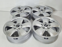 Load image into Gallery viewer, 4x Alufelge 15 Zoll 5.5" 5x112 46ET Glanz Silber 6855101 Mini Rim Wheel FEL6463992510ih