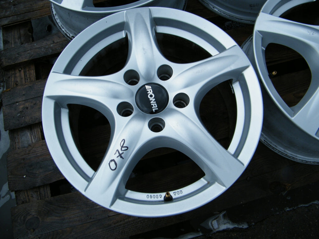 4x Alufelge 16 Zoll 6.5" 5x112 50ET Glanz Silber 8T0601025B Audi Altea III I FEL7871285447cy