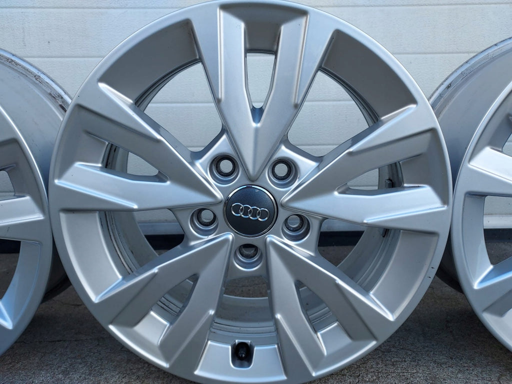 4x Alufelge 16 Zoll 6.5" 5x112 43ET Glanz Silber 8Y0071496A Audi A3 Rim Wheel FEL4294280116uk