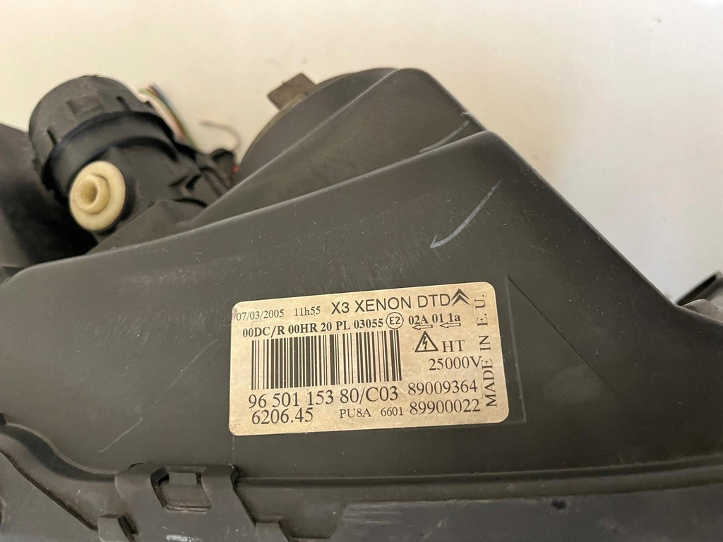 Frontscheinwerfer Citroën C5 I 9650115380 Rechts Scheinwerfer Headlight