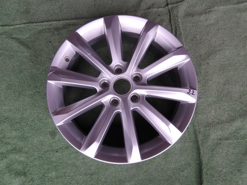 1x Alufelge 17 Zoll 6.5" 5x112 41ET Glanz Silber 3G0601025C VW Passat B8 FEL2343671160pw