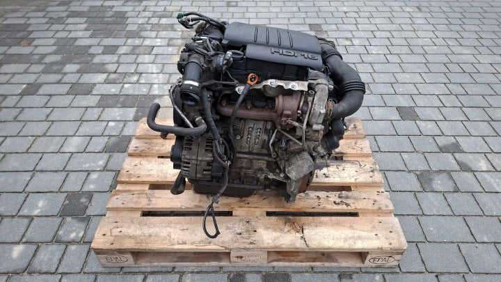 Motor Peugeot Partner 10JBCB 1.6 HDI 194TKm 2011 Diesel Engine Komplett MOT6310359403pk