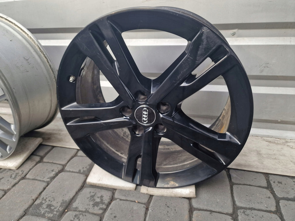 1x Alufelge 19 Zoll 8.0" 5x112 39ET Glanz Schwarz 4K0071499 Audi Rim Wheel FEL9389624577ho