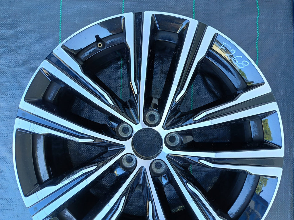 1x Alufelge 19 Zoll 7.5" 5x108 50 5ET Glanz Schwarz 32134530 Volvo Rim Wheel FEL2245487420wk