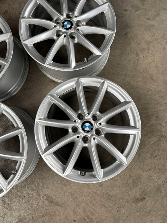 4x Alufelge 17 Zoll 7.5" 5x112 52ET Silber 6856061- BMW Rim Wheel FEL7060244336fx