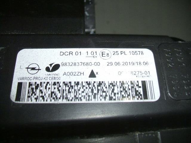 Frontscheinwerfer Opel Zafira Vivaro 983283768000 Xenon Rechts oder Links