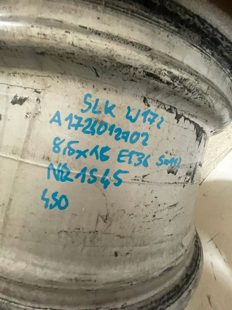 1x Alufelge 18 Zoll 8.5" 5x112 36ET Glanz Silber A1724012702 Mercedes-Benz Slk FEL8451257380im